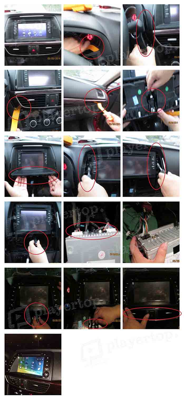 installer autoardio Mazda 6 2014